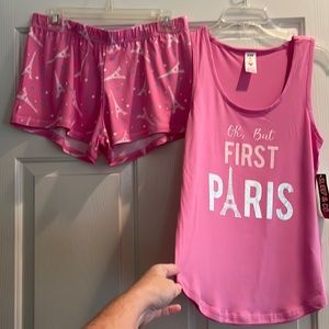 Pink Paris Sleepwear Set